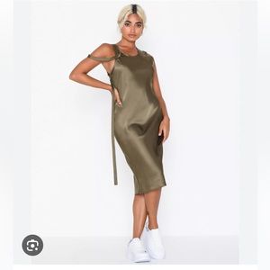 Helmut Lang satin dress